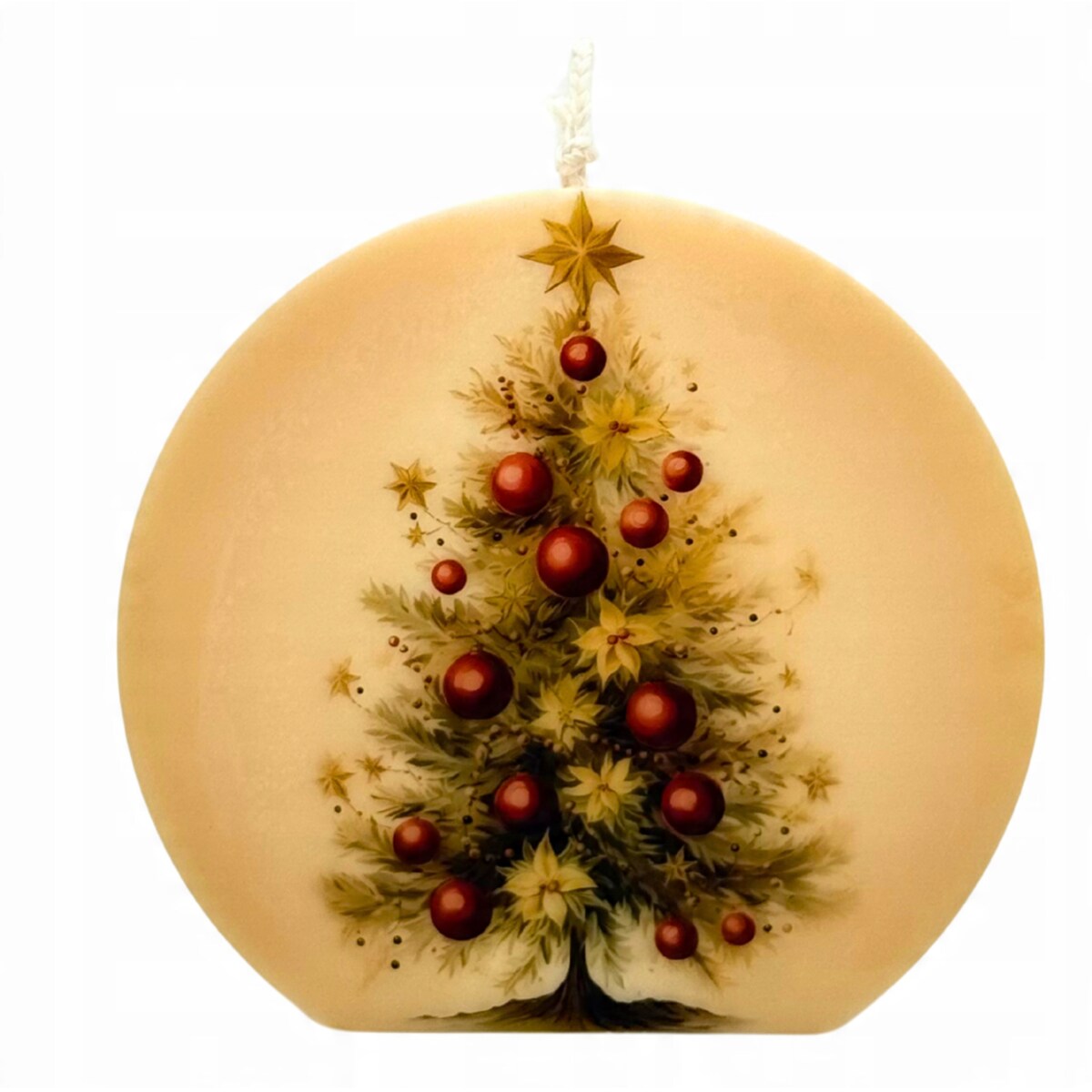 Świeca Choinka Prezent na Święta Drzewko Świąteczne Świeczka Handmade EKO