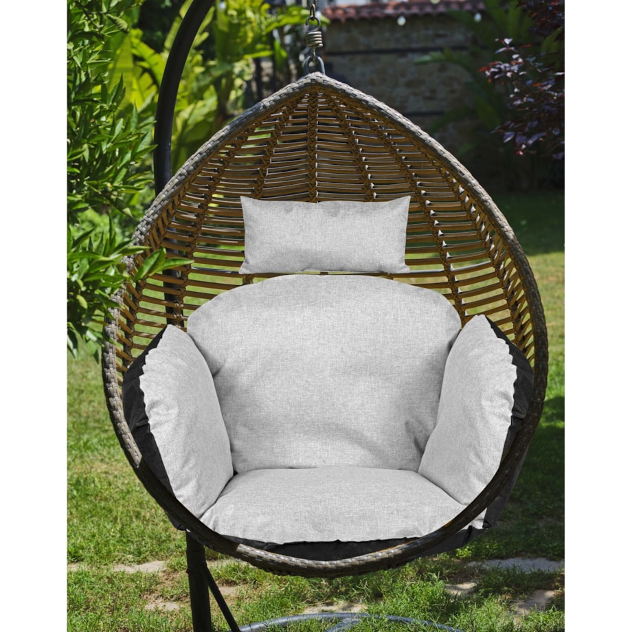 Poduszka Na Krzesło Ogrodowe 112X113 Cm Bocianie Gniazdo Fotel Wodoodporne