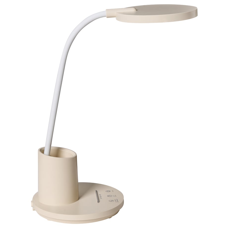 Lampa biurkowa LED VELA Ze ściemniaczem Jasnobeżowy