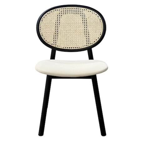 Krzesło drewniane z plecionką wiedeńską czarne