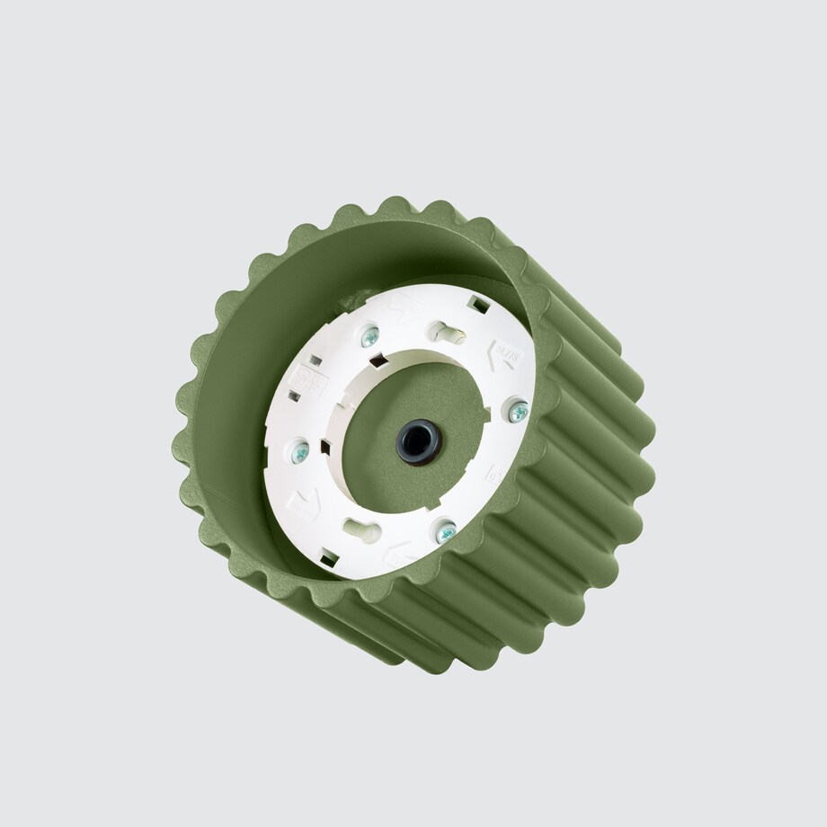 Plafon AURA 1 zielony oliwkowy Gx53