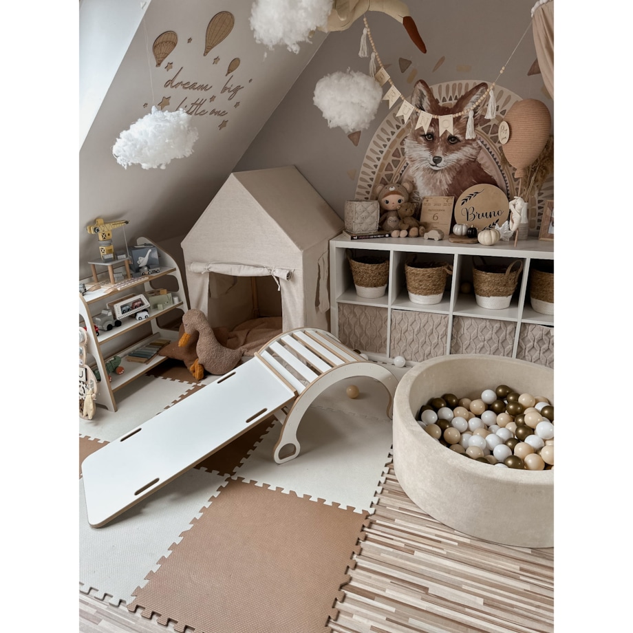 MAŁY bujak montessori + MAŁA zjeżdżalnia CHMURKI