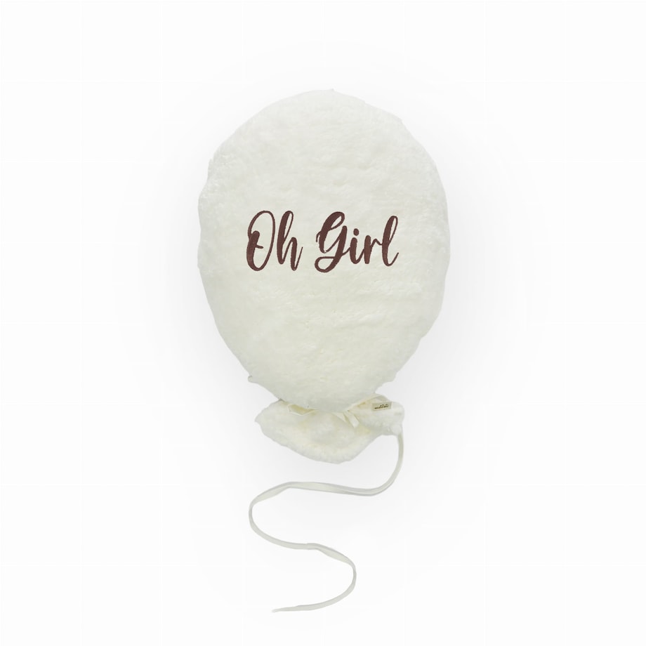 Balon dekoracyjny fluffy ecru - OH GIRL, CARAMEL