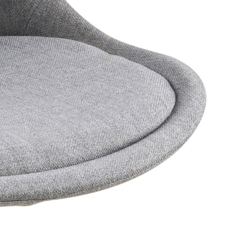Krzesło Dima light grey tapicerowane