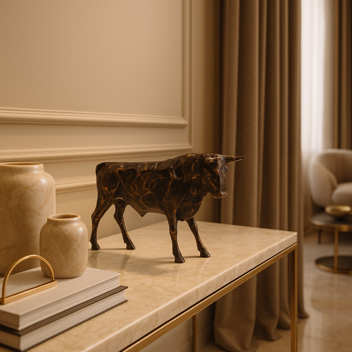 FIGURKA DEKORACYJNA TAURUS