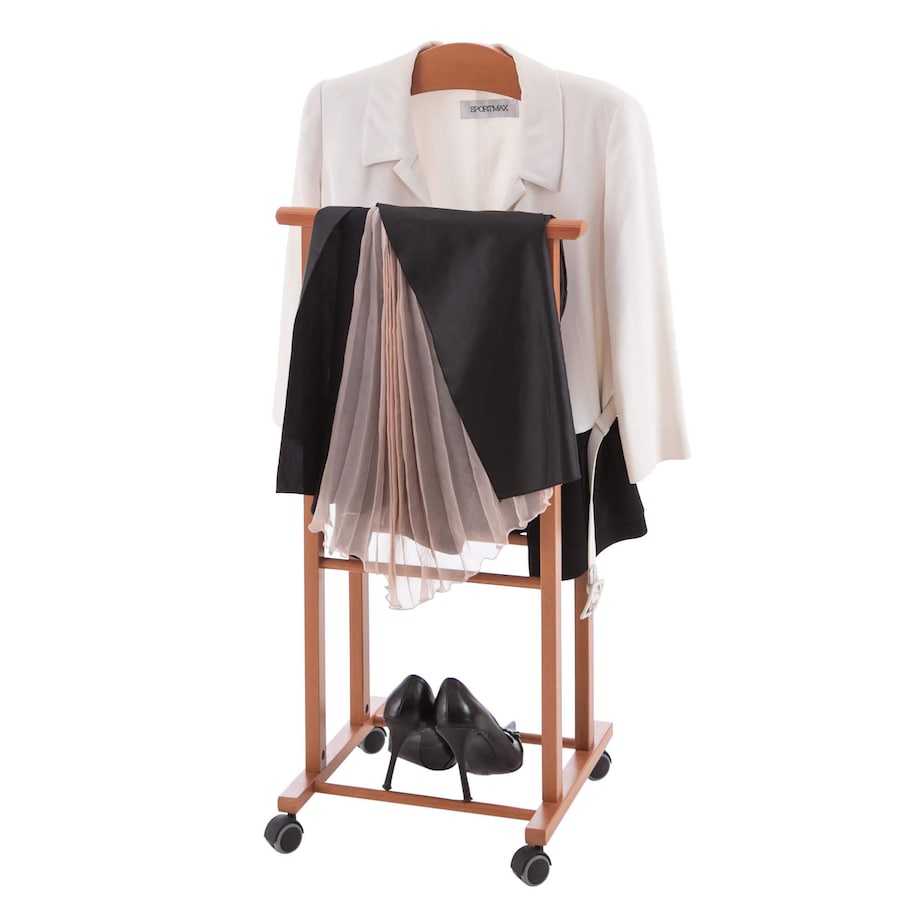 ARREDAMENTI ATRI Stojak na koszule i garnitur - 37 x 46 cm, Brązowy