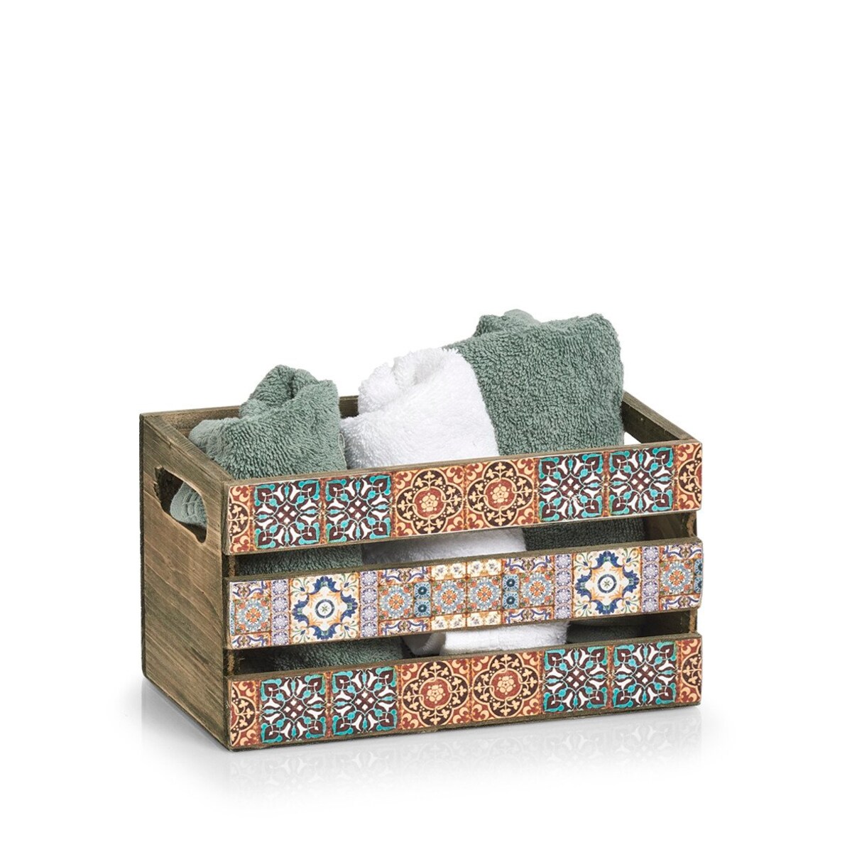 Skrzynka dekoracyjna na przybory MOSAIC, 24 x 14 x 13,5 cm, ZELLER