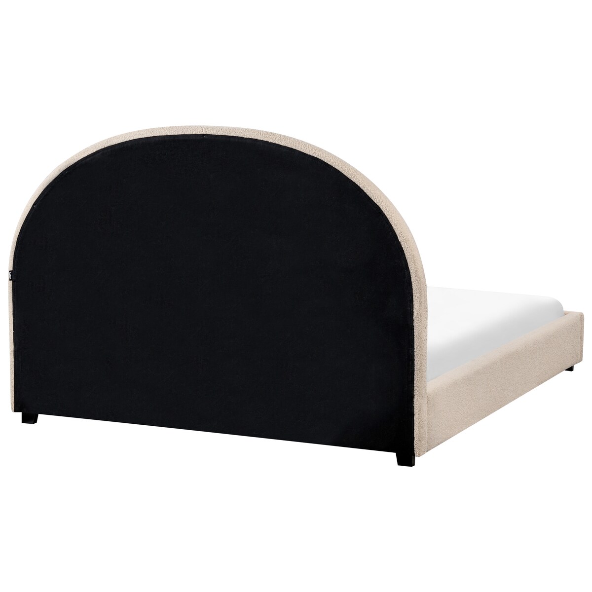 Łóżko Boucle VAUCLUSE 140 x 200 cm Beżowy