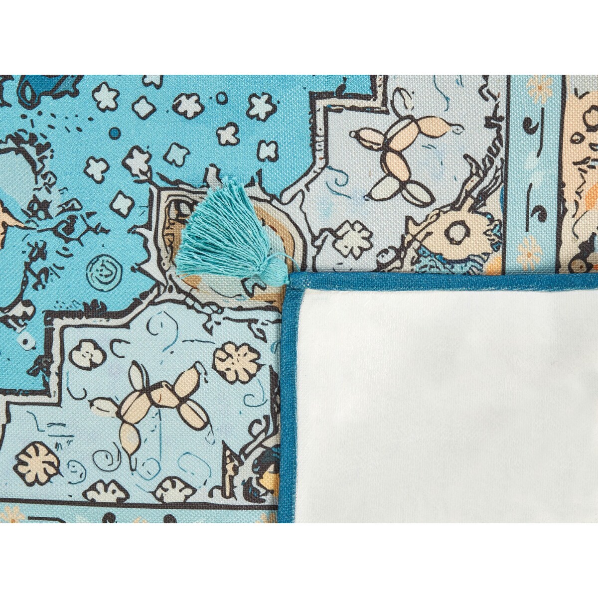 Koc piknikowy KOTLA 200 x 200 cm Niebieski