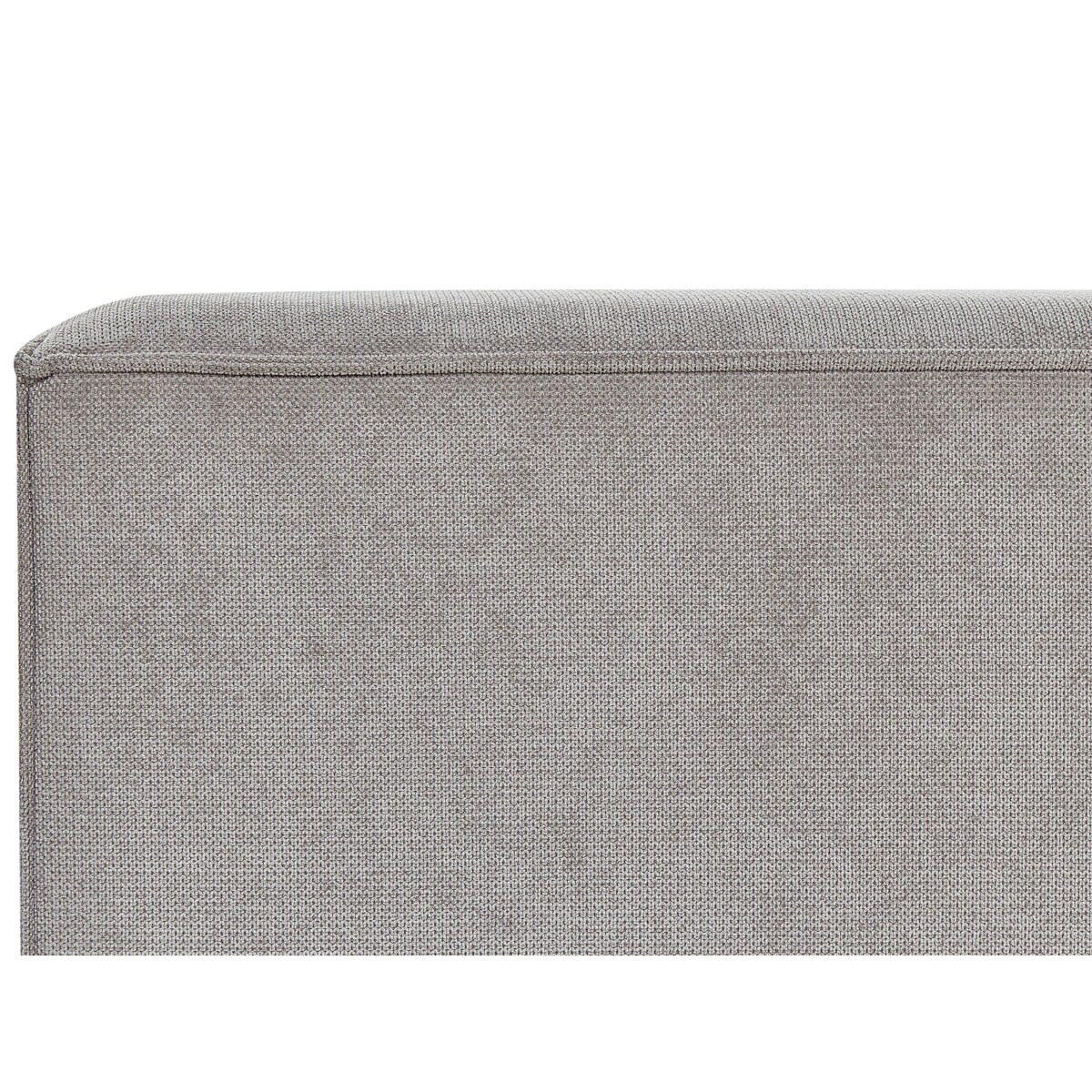 Łóżko tapicerowane 180 x 200 cm szare LINARDS