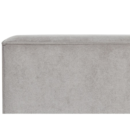 Łóżko tapicerowane 180 x 200 cm szare LINARDS