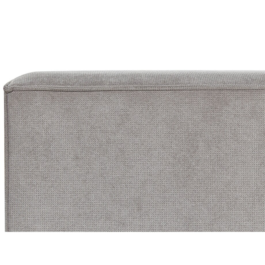 Łóżko tapicerowane 180 x 200 cm szare LINARDS