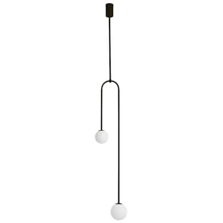 Lampa wisząca Low MSE010100261 szklane kule białe czarne