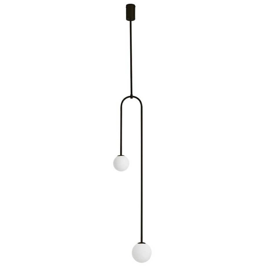 Lampa wisząca Low MSE010100261 szklane kule białe czarne