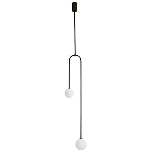 Lampa wisząca Low MSE010100261 szklane kule białe czarne