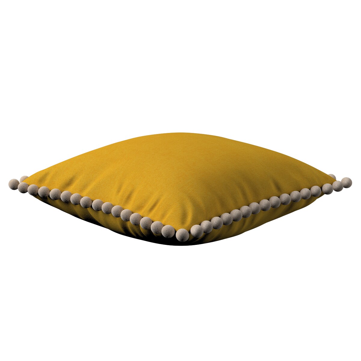 Poszewka Wera na poduszkę 45x45 musztardowy szenil