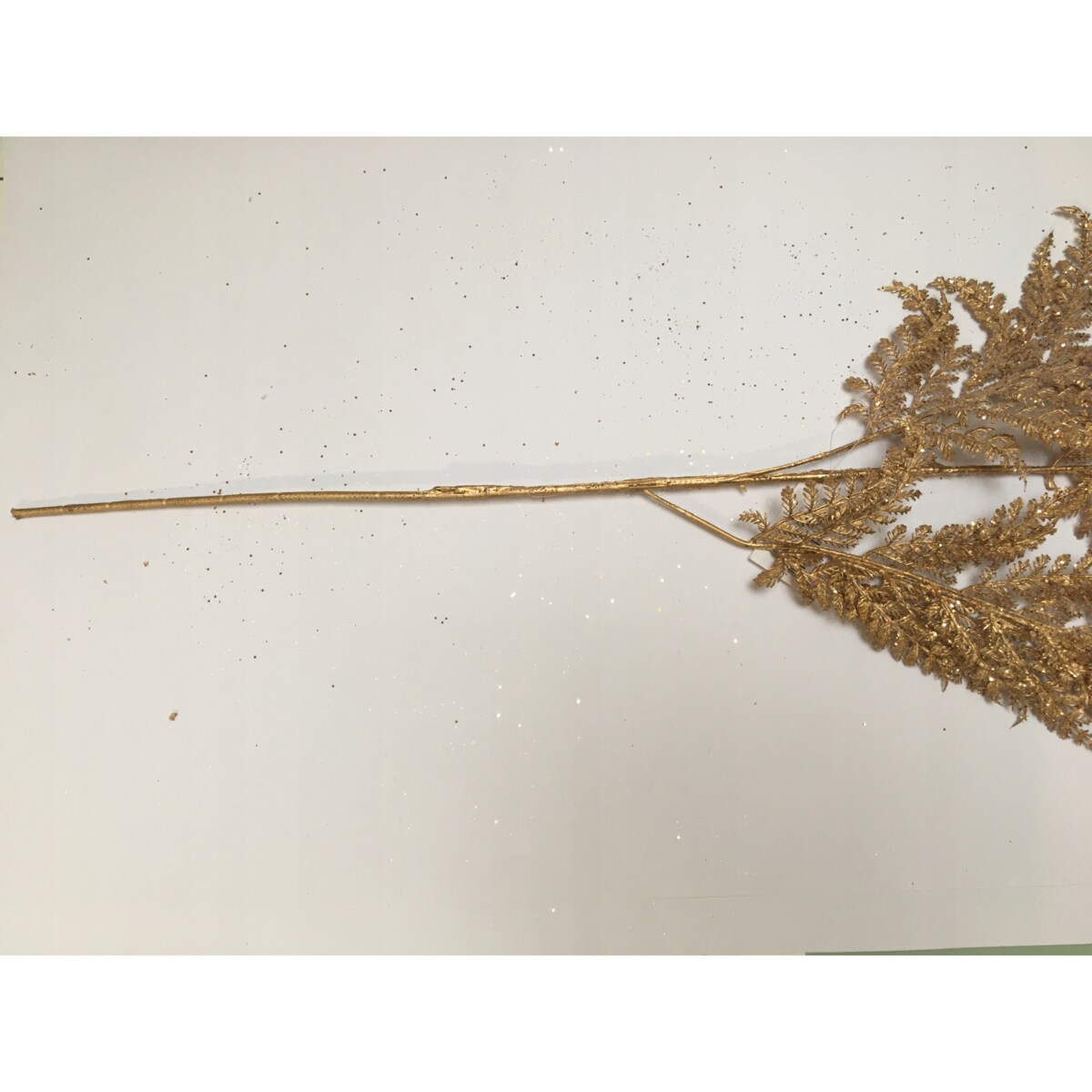 GAŁĄZKA SZTUCZNA PAPROCI ZŁOTA dodatek dekoracja stroika stołu duża długa