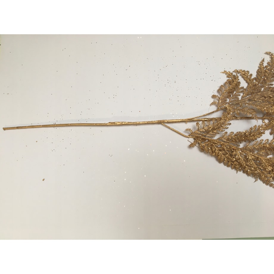 GAŁĄZKA SZTUCZNA PAPROCI ZŁOTA dodatek dekoracja stroika stołu duża długa