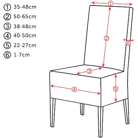 Pokrowiec Na Krzesło Xxl Szary Welur Elastyczny