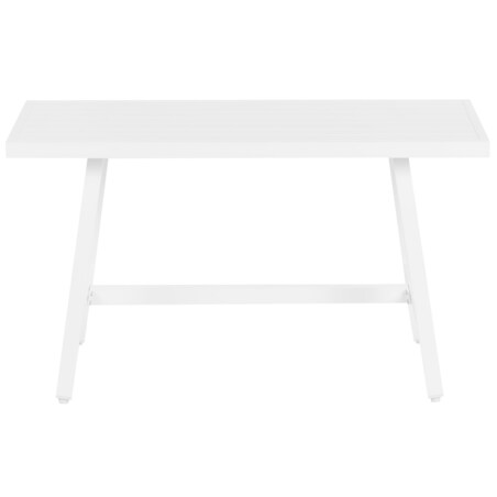 Stół ogrodowy Metal Biały FRATTE