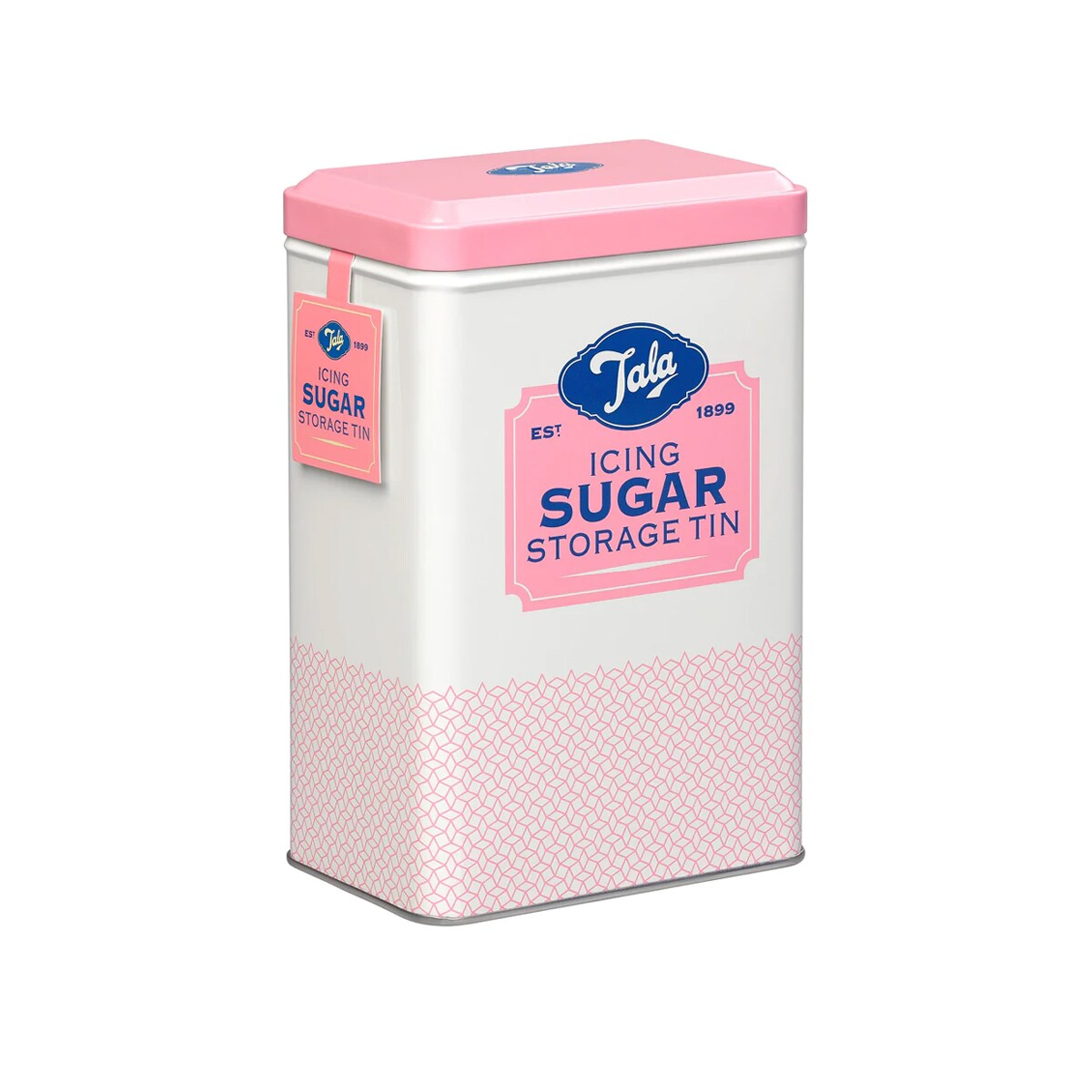 Tala puszka metalowa RETRO różowa