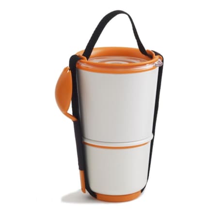 Pojemnik na lunch/zupę LUNCH POT (pomarańczowo-biały) Black+Blum wycofane