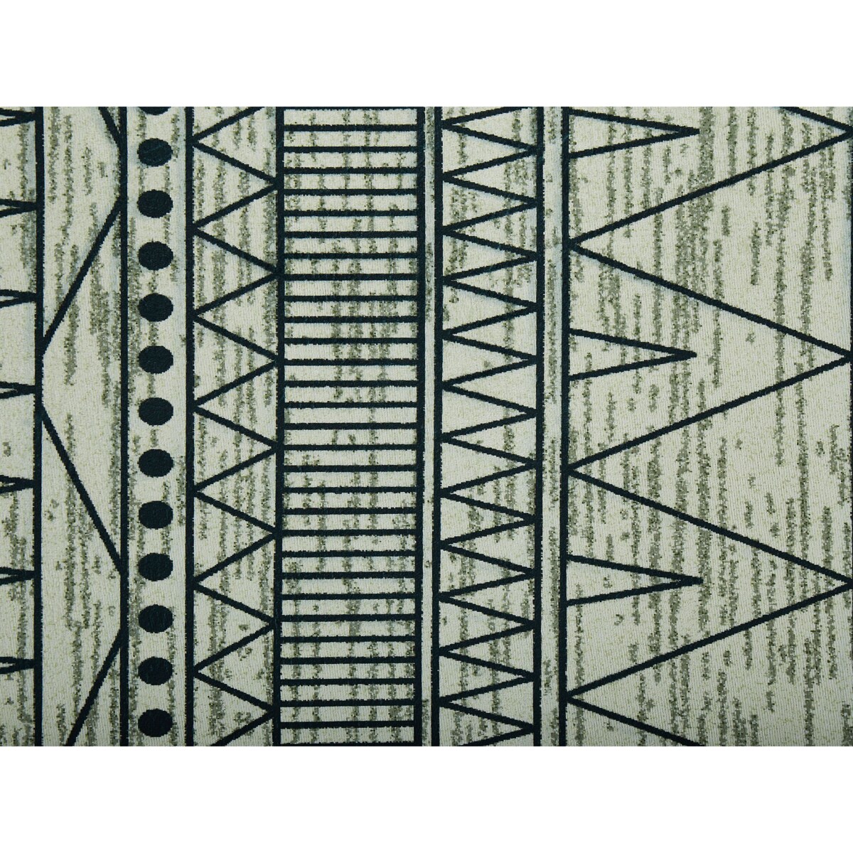 Dywan 80 x 150 cm czarno-szary KEBAN