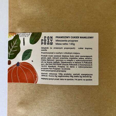 Prawdziwy cukier waniliowy - Refill