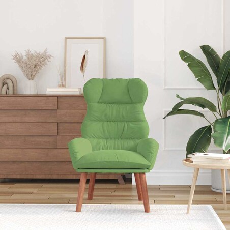 vidaXL Fotel relaksacyjny jasnozielony 69 x 74 x 93 cm Aksamit