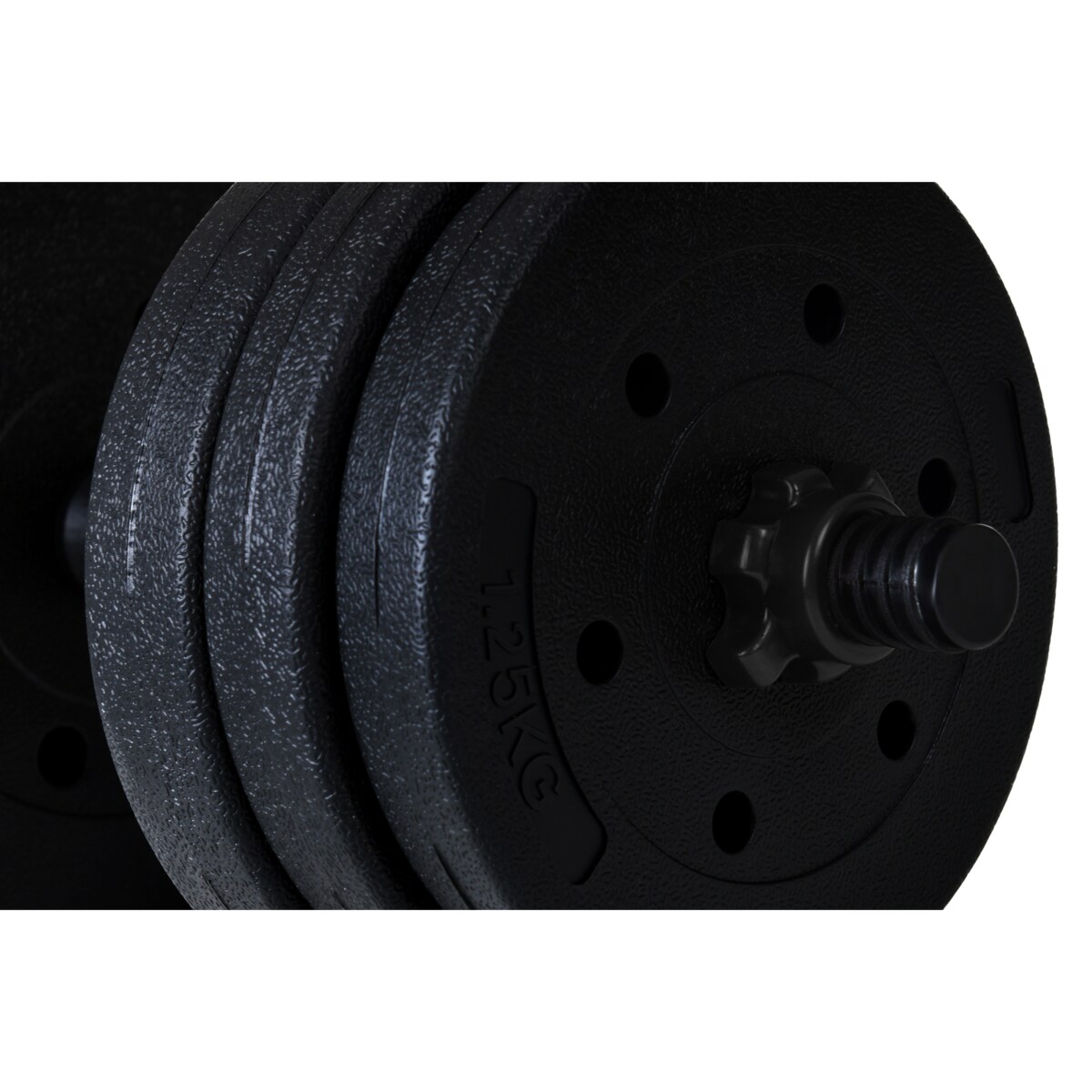 Zestaw hantli 2x10kg hantle bitumiczne 20 kg regulowane FUNFIT