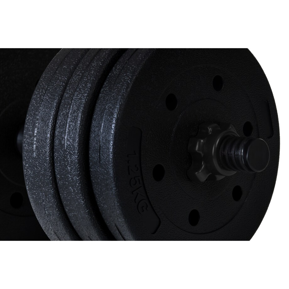 Zestaw hantli 2x10kg hantle bitumiczne 20 kg regulowane FUNFIT