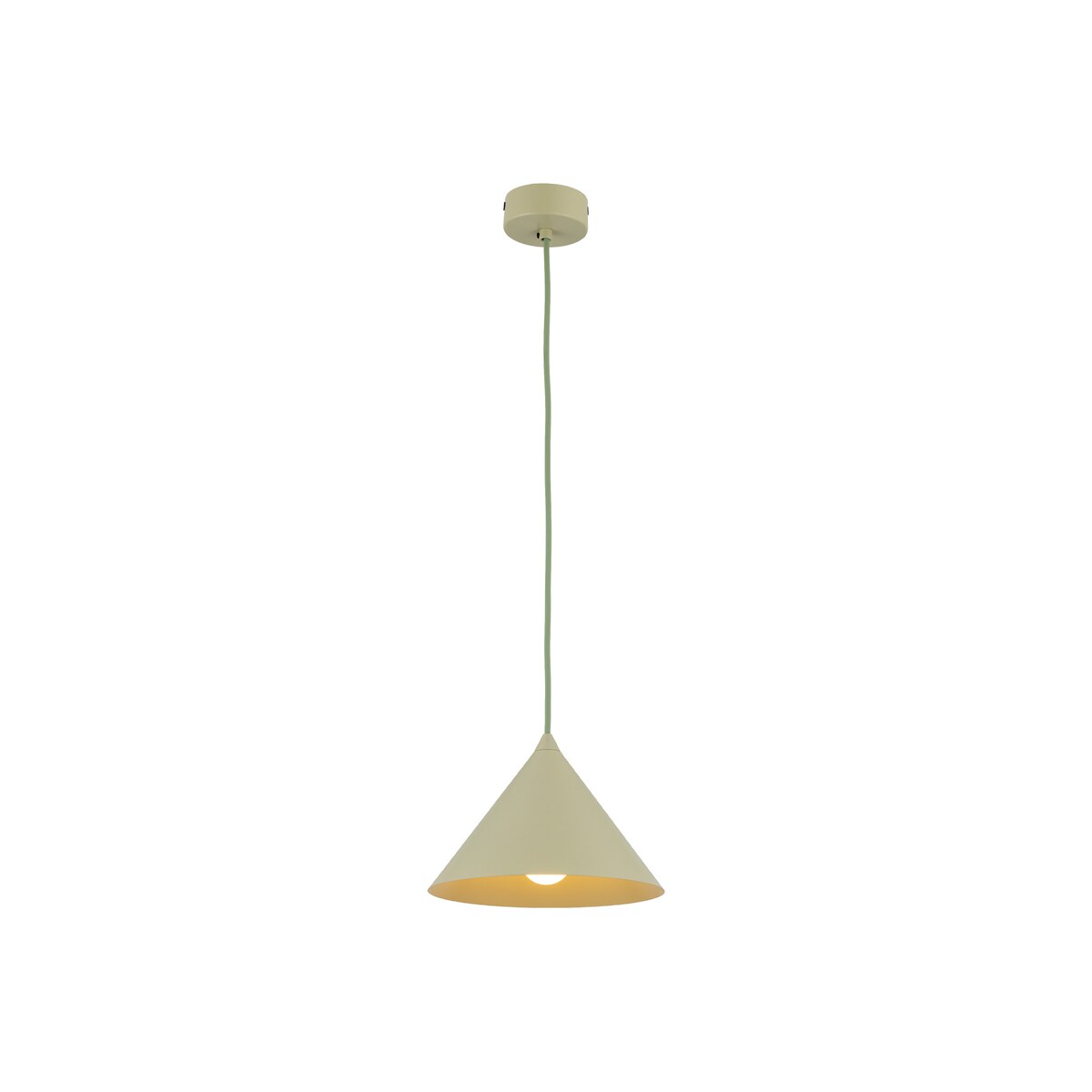 Lampa wisząca TK Lighting CONO S PISTACIO 11417 pistacjowa E27 loftowa regulowana wysokość 155 cm