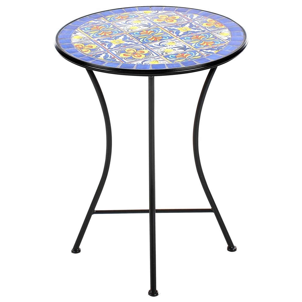 Stolik bistro CORIANO 60 cm 60 cm Metal Czarny