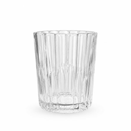 Zestaw 6 szt szklanek ryflowanych do latte, napojów, drinków 210ml SZK224ZESTAW6