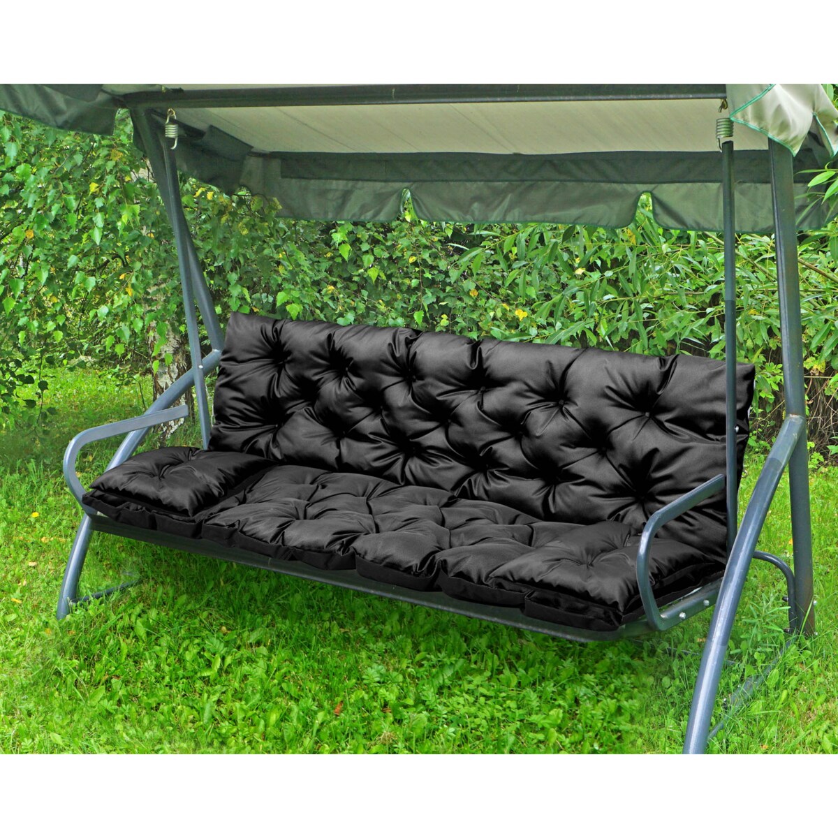 Poduszka Na Huśtawkę Ogrodową 150X60X50 Cm + 2 Poduszki Ogrodowa Na Ławkę
