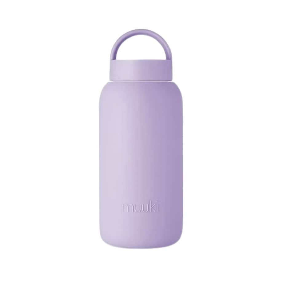 MUUKI DAILY BOTTLE szklana butelka na wodę 720 ml, Pastel Lilac