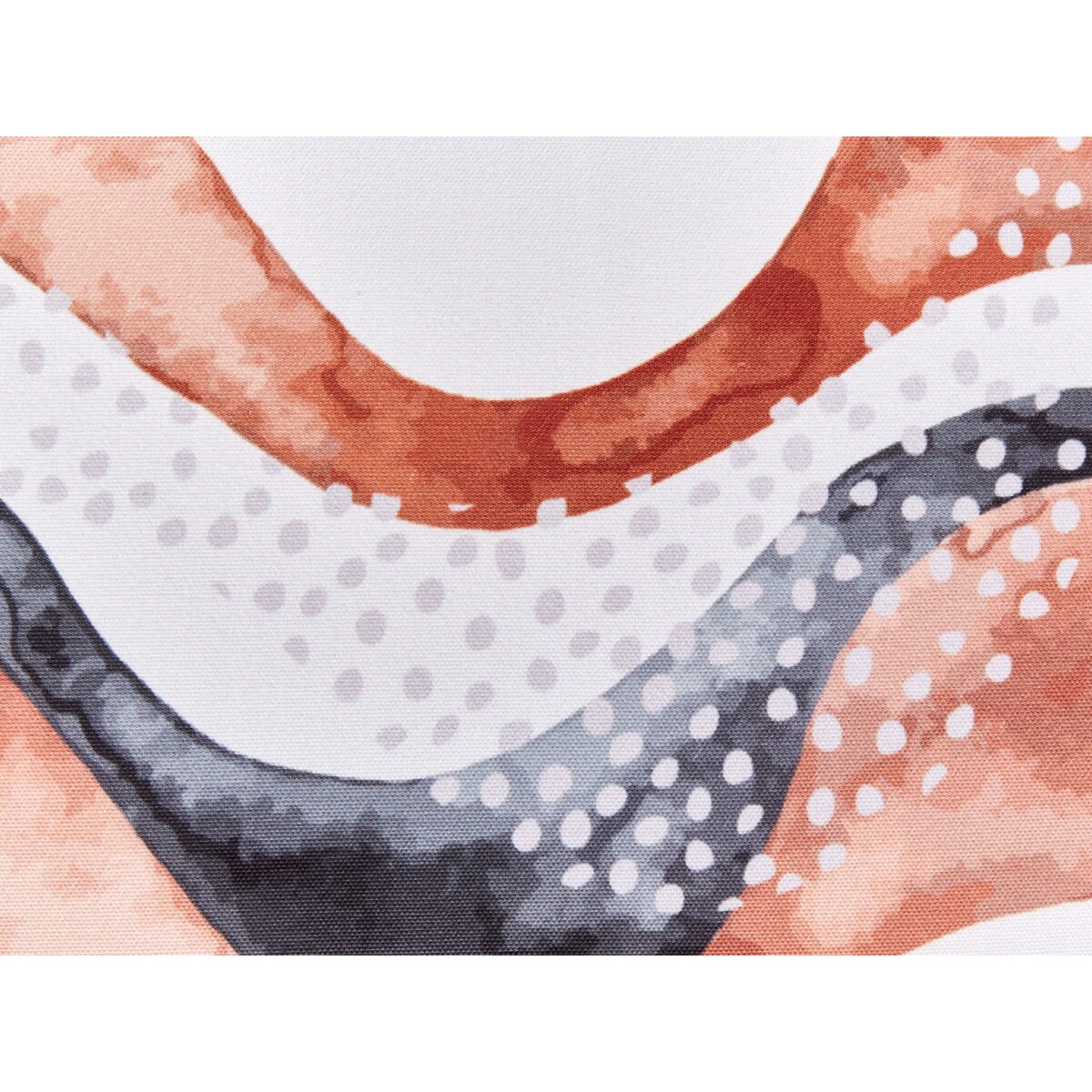 2 poduszki ogrodowe abstrakcyjny motyw 40 x 60 cm brązowy SEBORGA