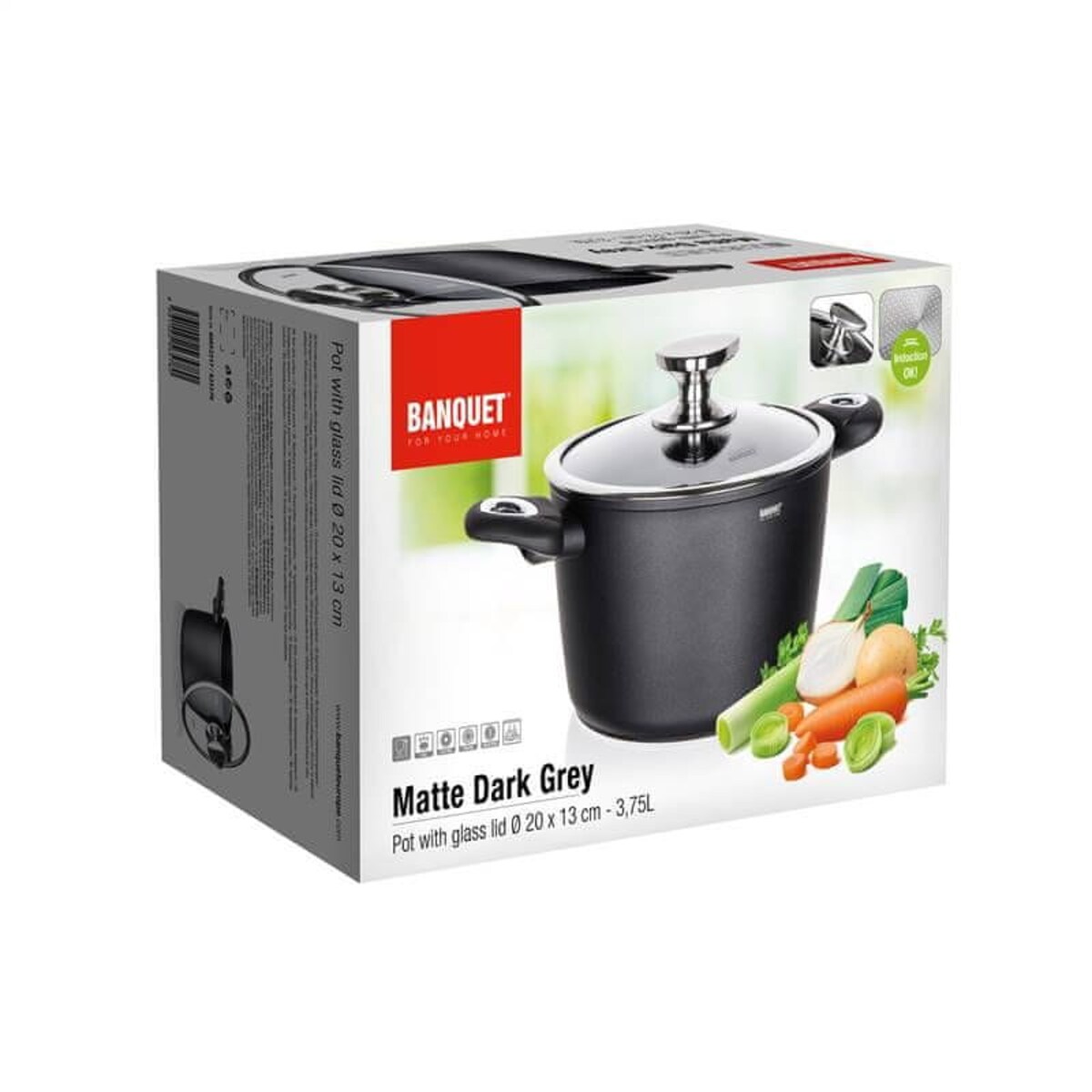 GARNEK aluminiowy 3,3L do gotowania obiadu zupa jedzenia na prezent mamy