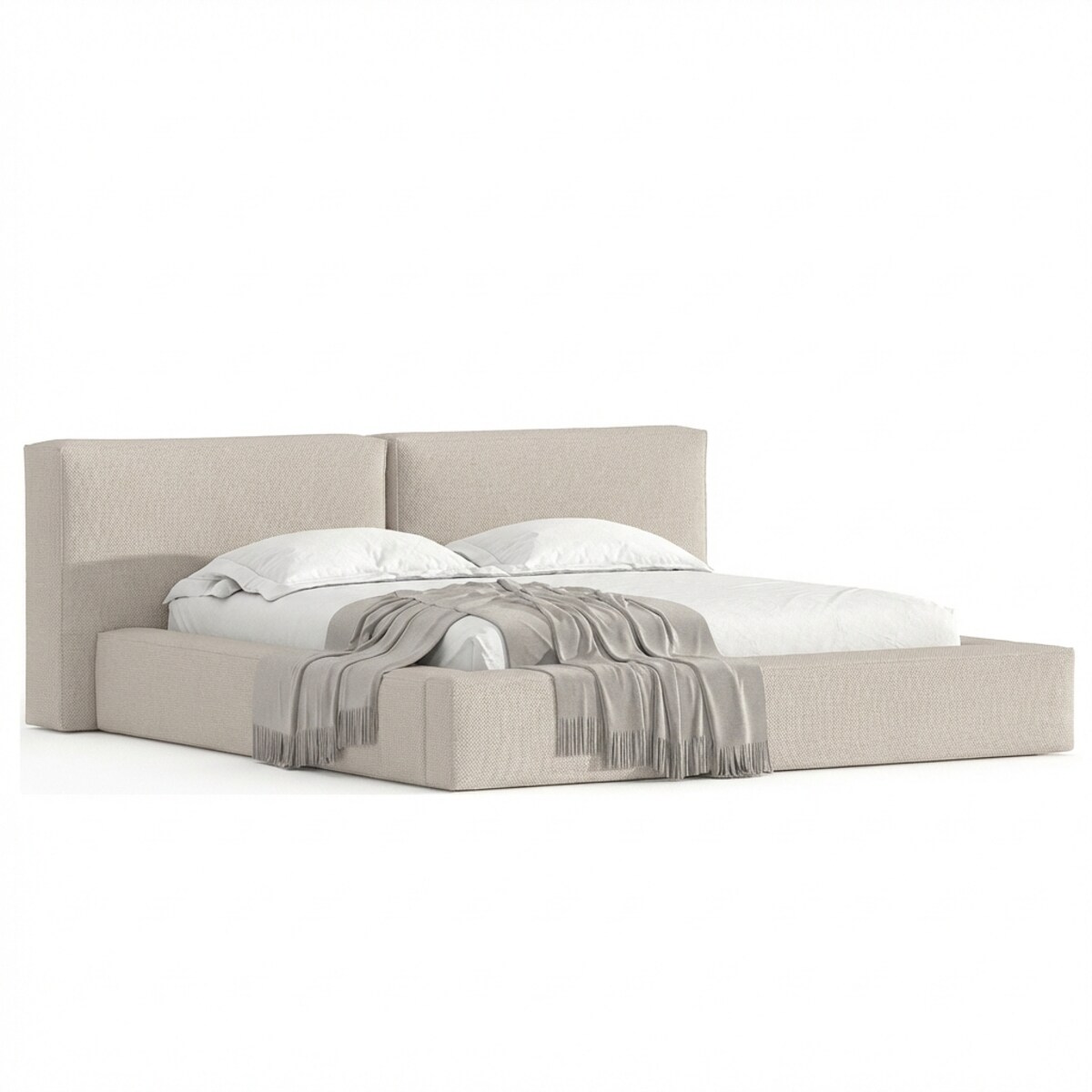 Łóżko Tapicerowane Noble 160X200 Stelaż Pojemnik Na Pościel Wind 05