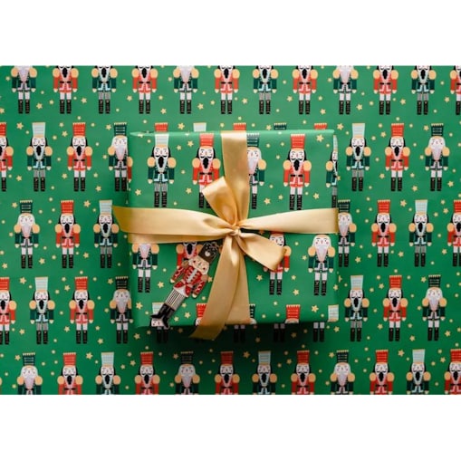 Papier do pakowania - Dziadek do orzechów, 70x200 cm