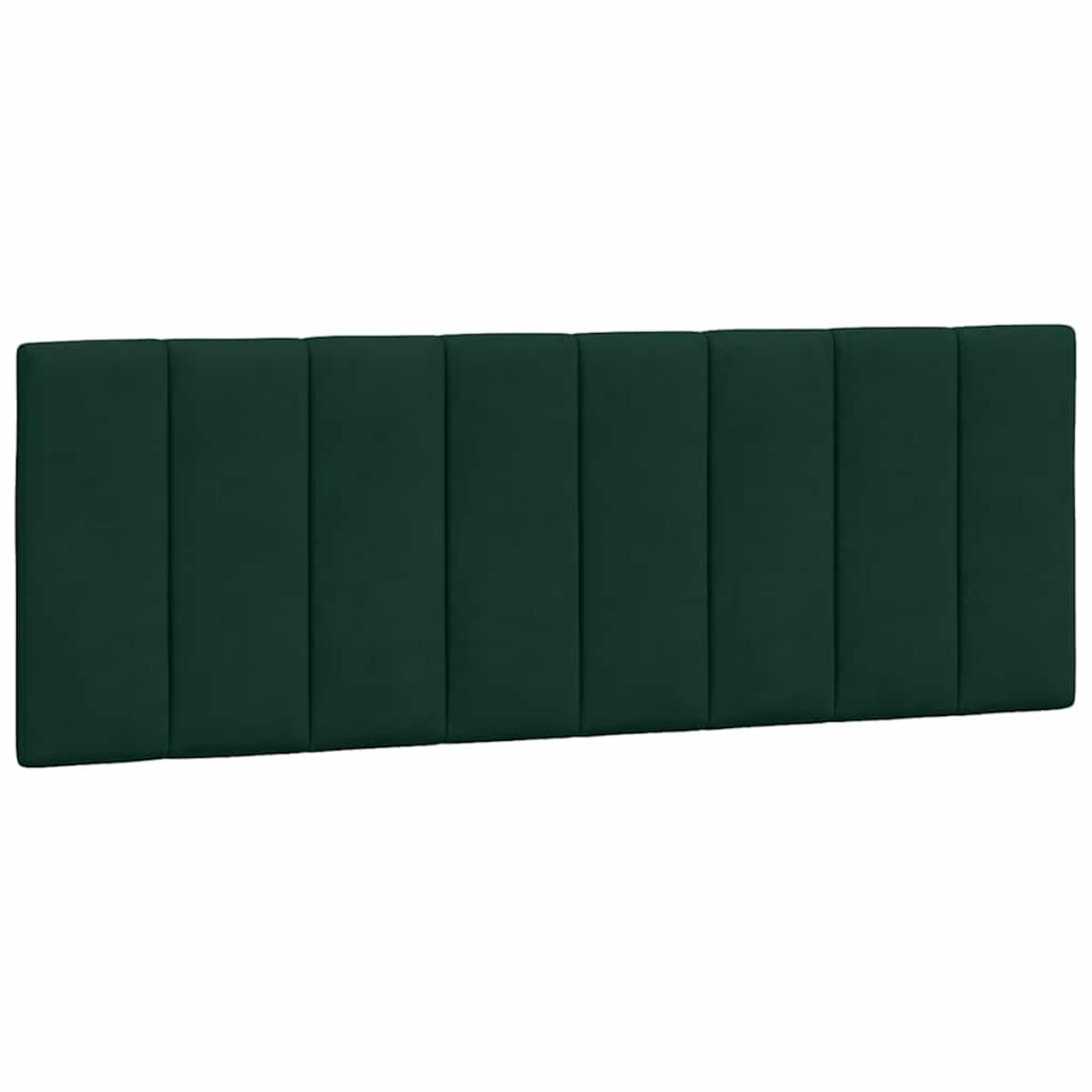 vidaXL Poduszka na wezgłowie, Hanko, ciemnozielona, 120 cm, aksamitna