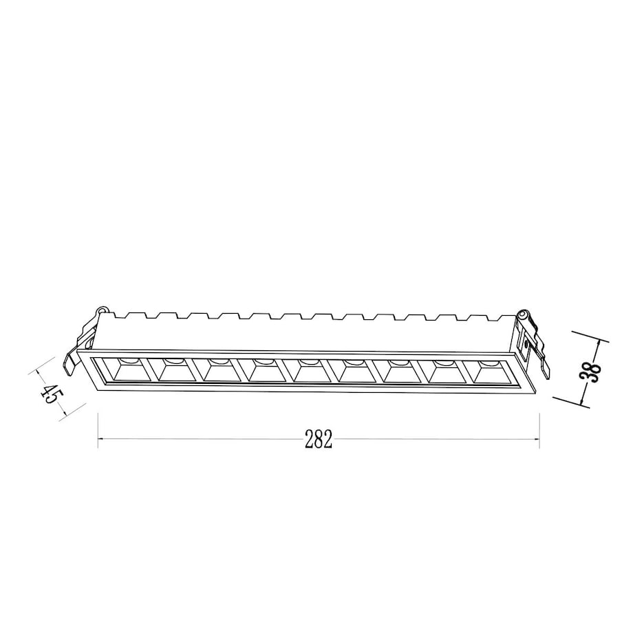 Oprawa podtynkowa Light Prestige Solar biały LED 3000K 1 szt.