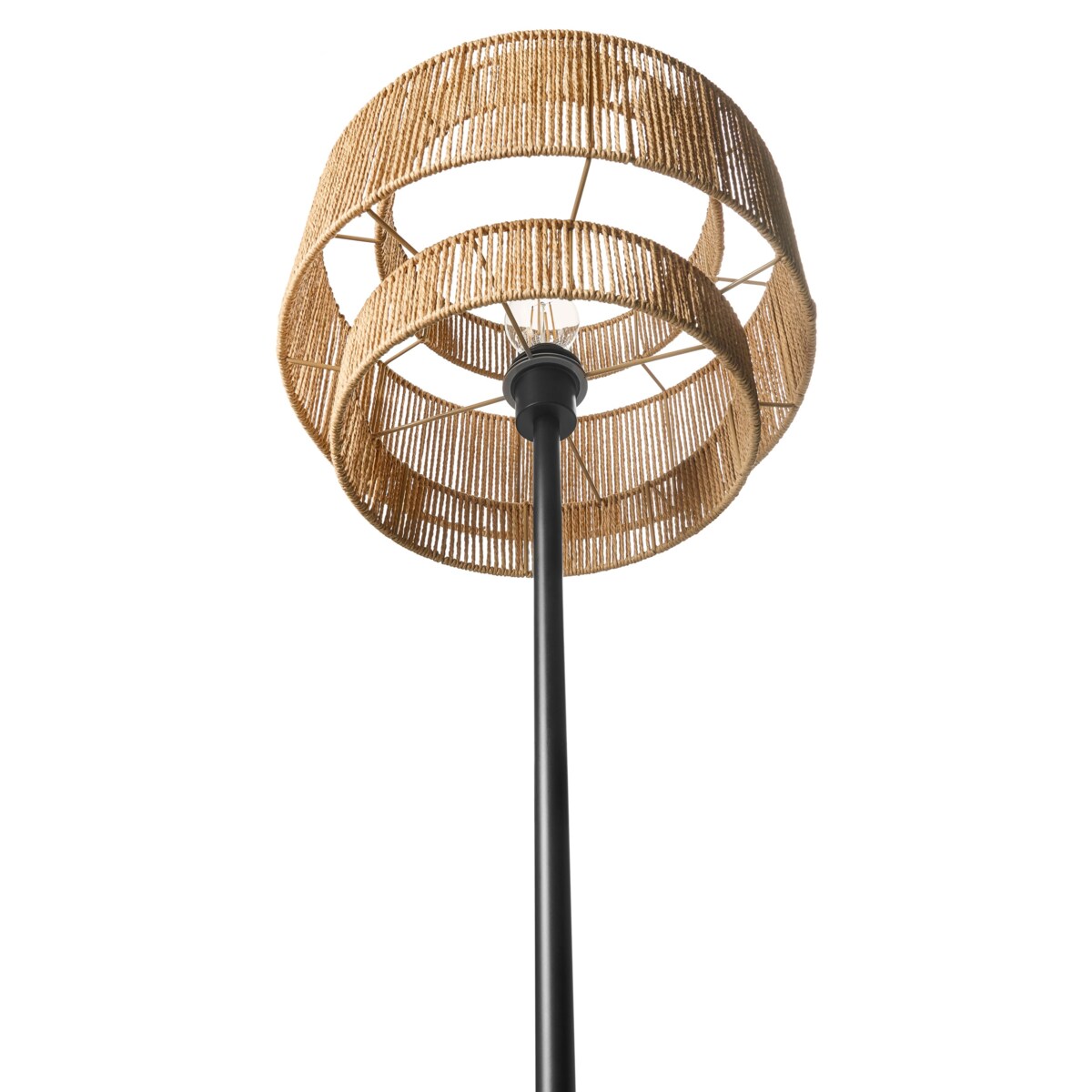 Lampa podłogowa WOKIRO Papierowy sznurek Naturalny