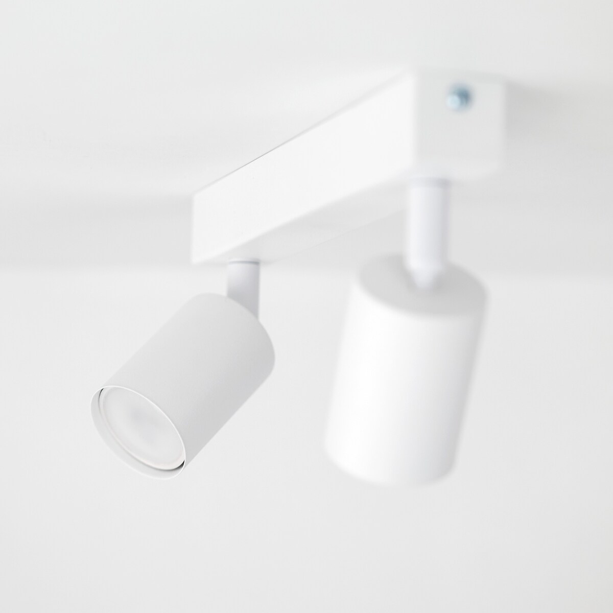 Biały reflektor sufitowy NEX WHITE TK Lighting 2xGU10 regulowany metalowy spot 10787