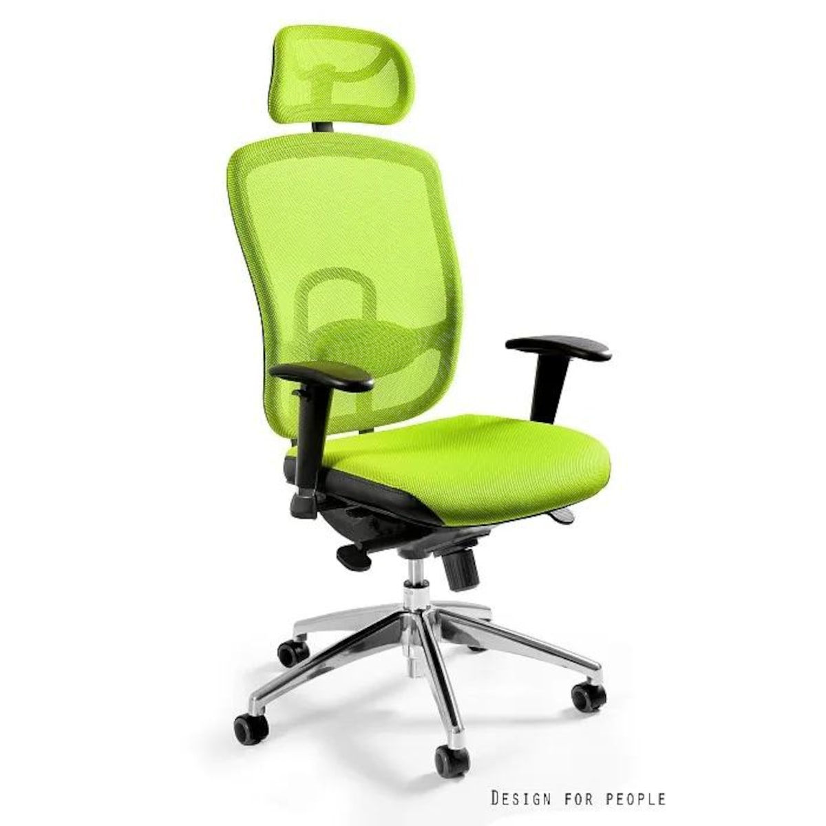 Fotel biurowy VIP zielony