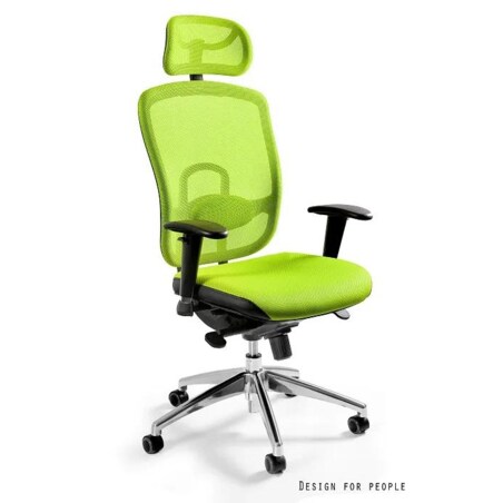 Fotel biurowy VIP zielony