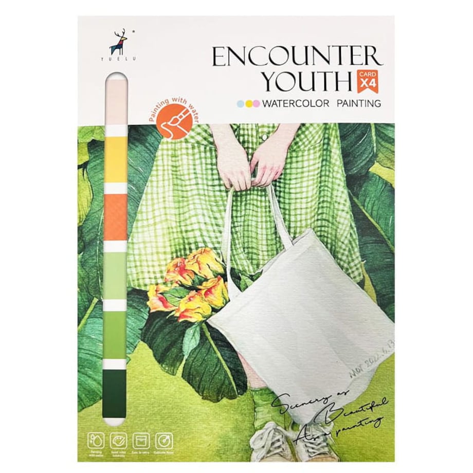 Malowanie akwarelą - Powiew młodości - 4 elementy