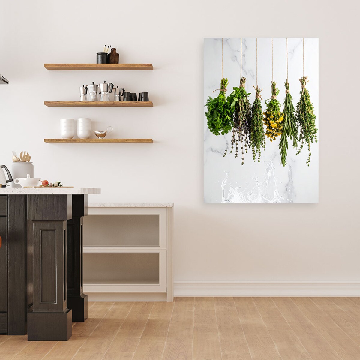 Obraz do kuchni jadalni baru, Zioła przyprawy rośliny 60x90