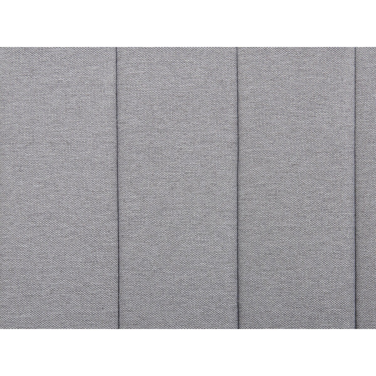 Łóżko tapicerowane 180 x 200 cm jasnoszare POITIERS