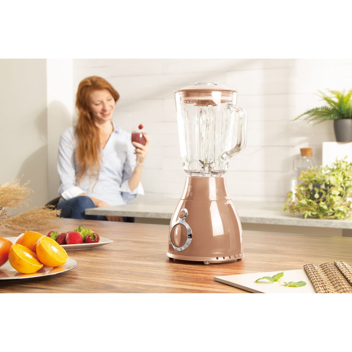 Blender kielichowy 1.5L Rose Gold BerlingerHaus BH-9281